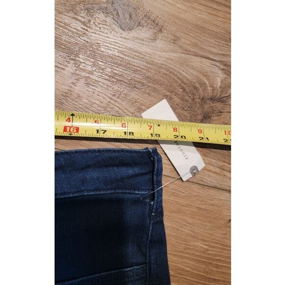 NWT Anthropologie Pilcro Jeans "The Icon" Women's Sz 34 Stretch Dark Blue - Picture 8 of 13